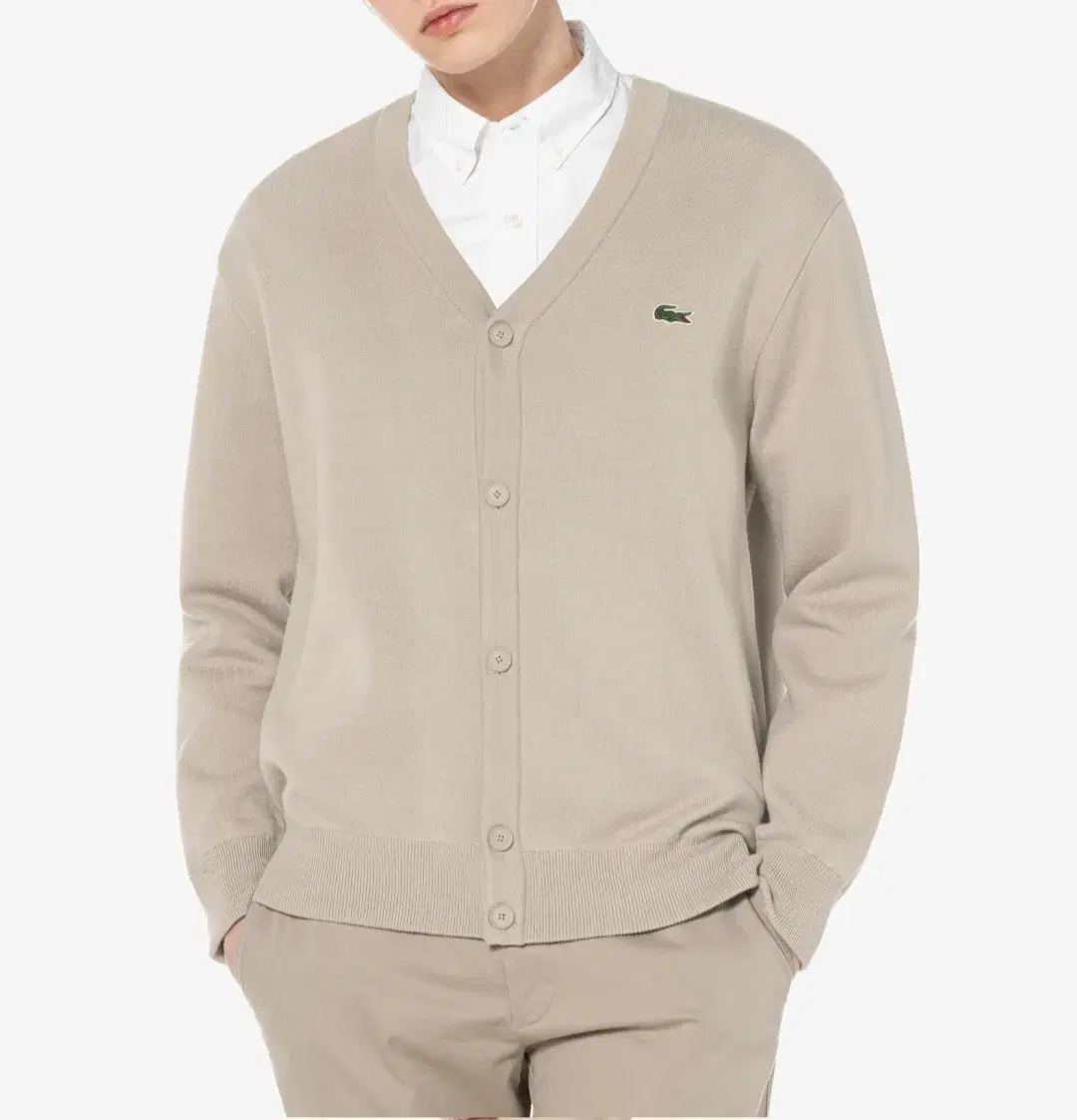 Lacoste 라코스테 매장판 정품 면가디건 새제품 105